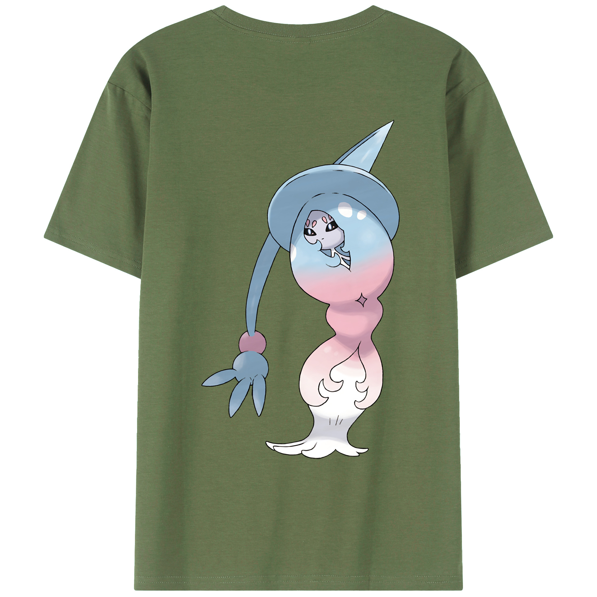 （画像用） ポケットモンスター Pokémon 綿100％ メンズ半袖Tシャツ（バックプリント） 通気性